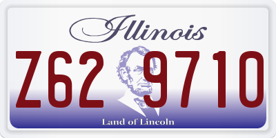 IL license plate Z629710
