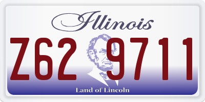 IL license plate Z629711