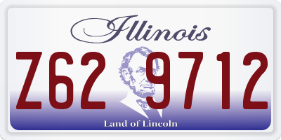 IL license plate Z629712