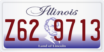 IL license plate Z629713