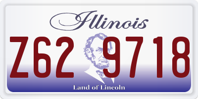 IL license plate Z629718