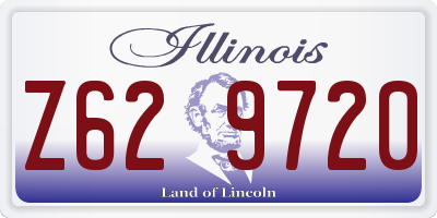 IL license plate Z629720