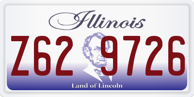 IL license plate Z629726