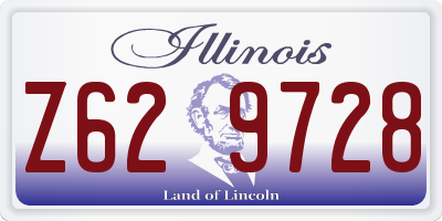 IL license plate Z629728