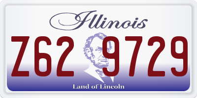 IL license plate Z629729