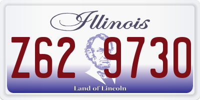 IL license plate Z629730