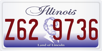 IL license plate Z629736