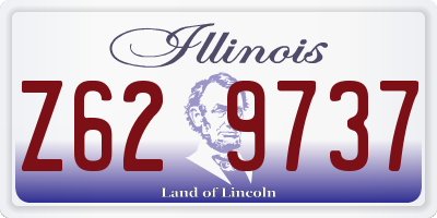 IL license plate Z629737