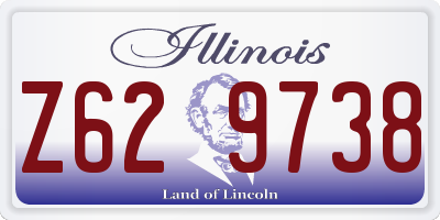 IL license plate Z629738