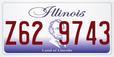 IL license plate Z629743