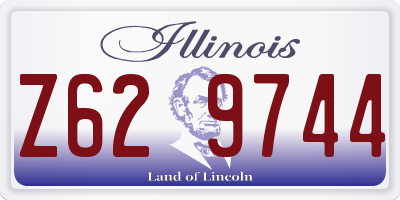 IL license plate Z629744