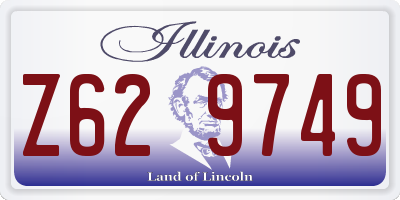 IL license plate Z629749
