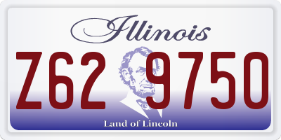 IL license plate Z629750