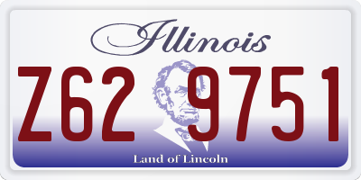 IL license plate Z629751