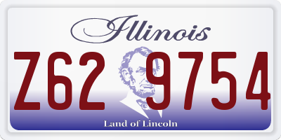 IL license plate Z629754