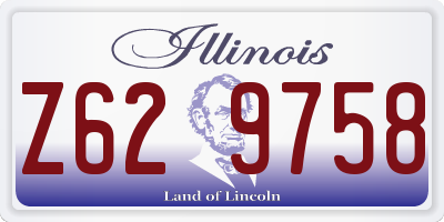 IL license plate Z629758