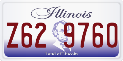 IL license plate Z629760