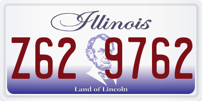 IL license plate Z629762