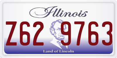 IL license plate Z629763
