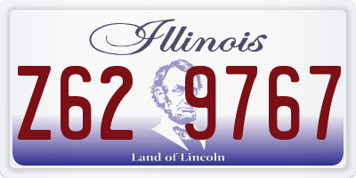 IL license plate Z629767