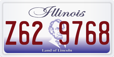 IL license plate Z629768