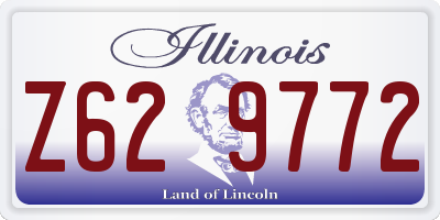 IL license plate Z629772