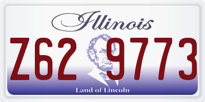 IL license plate Z629773