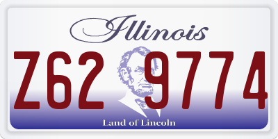 IL license plate Z629774