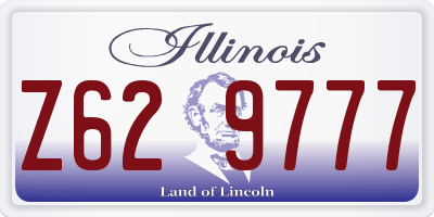 IL license plate Z629777