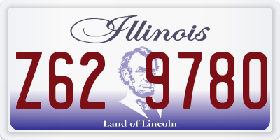 IL license plate Z629780