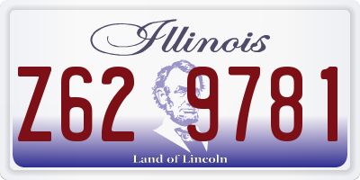 IL license plate Z629781