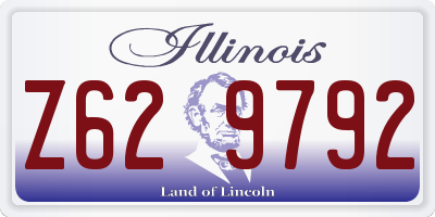 IL license plate Z629792