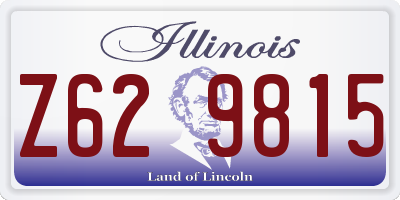 IL license plate Z629815