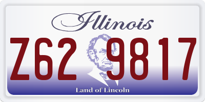 IL license plate Z629817