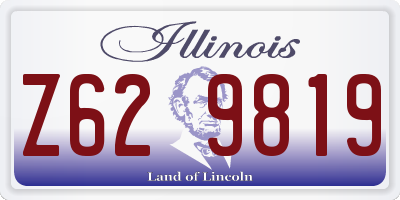 IL license plate Z629819