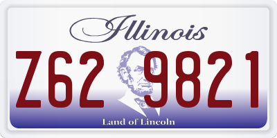 IL license plate Z629821