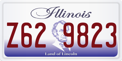 IL license plate Z629823