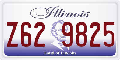 IL license plate Z629825