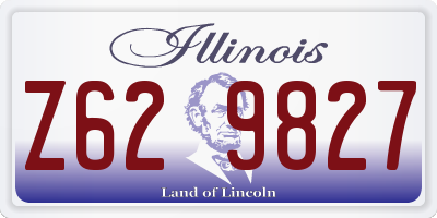 IL license plate Z629827