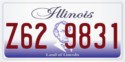 IL license plate Z629831