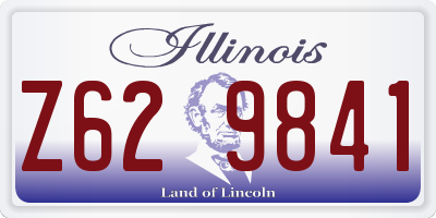 IL license plate Z629841