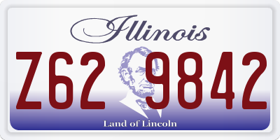 IL license plate Z629842