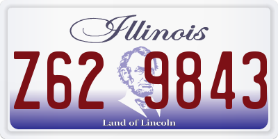 IL license plate Z629843