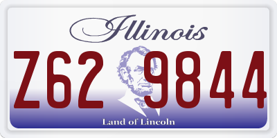 IL license plate Z629844