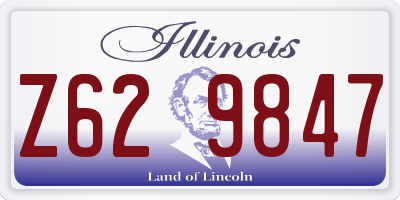 IL license plate Z629847