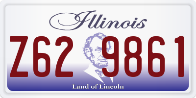 IL license plate Z629861