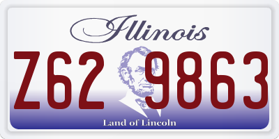 IL license plate Z629863