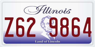 IL license plate Z629864