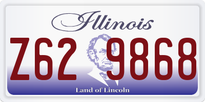 IL license plate Z629868