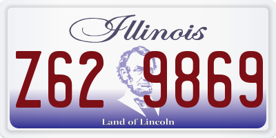 IL license plate Z629869